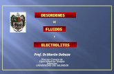 Prof. Dr.Martín Deheza Director Carrera de Especialista en Terapia Intensiva UNIVERSIDAD DEL SALVADOR DESORDENES DE FLUIDOS Y ELECTROLITOS.