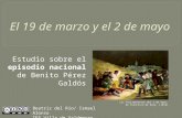 Estudio sobre el episodio nacional de Benito Pérez Galdós Los fusilamientos del 3 de mayo, de Francisco de Goya. (1814). Beatriz del Río/ Ismael Alonso.