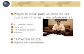 Proyecto base para la zona de las cuencas mineras y sus adyacencias. A. Luzardo Castro Langreo, La felguera (33930) Asturias CAPTACION DE CO 2 MEJORA MEDIOAMBIENTAL.