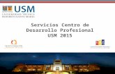 Servicios Centro de Desarrollo Profesional USM 2015.