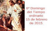 6º Domingo del Tiempo ordinario 15 de febrero de 2015.