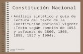 Jorge E.Douglas Price Constitución Nacional Análisis sintético y guía de lectura del texto de la Constitución Nacional vigente (Texto según sanción de.