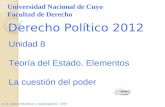 © Dr. Alberto Montbrun y colaboradores – 2007 Universidad Nacional de Cuyo Facultad de Derecho Derecho Político 2012 Centro de Estudios para la Gestión.