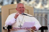 El mundo vive carente de alegría. En la exhortación apostólica “LA ALEGRÍA DEL EVANGELIO", el Papa Francisco nos recuerda que “la alegría del Evangelio.