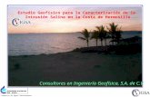 Gerencia de Aguas Subterráneas Estudio Geofísico para la Caracterización de la Intrusión Salina en la Costa de Hermosillo Consultores en Ingeniería Geofísica,
