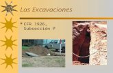 Las Excavaciones  CFR 1926, Subsección P egress.