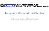 Lenguajes Orientados a Objetos M.C. Juan Carlos Olivares Rojas.