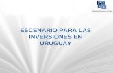 ESCENARIO PARA LAS INVERSIONES EN URUGUAY. TEMARIO Uruguay: Sus características. Situación Económica. Régimen Tributario. Promoción de Inversiones.