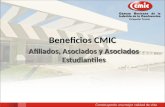 Beneficios CMIC Afiliados, Asociados y Asociados Estudiantiles