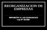 REORGANIZACION DE EMPRESAS IMPUESTO A LAS GANANCIAS Ley Nº 20.628.