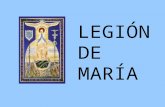 LEGIÓN DE MARÍA. QUIÉNES SOMOS Nuestra capilla de la calle Farmacia en Madrid. La Legión de María es un movimiento internacional de Seglares Católicos.