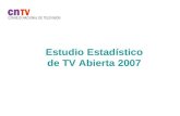 Estudio Estadístico de TV Abierta 2007. I. OFERTA PUBLICITARIA.