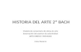 HISTORIA DEL ARTE 2º BACH Modelo de comentario de obras de arte Baremación del examen de selectividad ARTE GRIEGO Y ROMANO Inma Navarro.