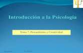 Tema 7: Pensamiento y Creatividad Mar GonzálezT7- INTR-PSI1.