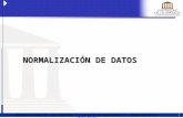 1  2006Universidad de Las Américas - Escuela de Ingeniería - Bases de Datos - Erik Sacre NORMALIZACIÓN DE DATOS.