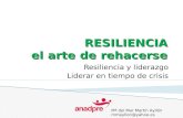 RESILIENCIA el arte de rehacerse Resiliencia y liderazgo Liderar en tiempo de crisis Mª del Mar Martín Ayllón mmayllon@yahoo.es.