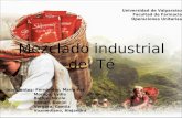 Mezclado industrial del Té Integrantes: Fernández, María Paz Moraga, Lydia Rathje,Nicole Román, Daniel Vergara, Camila Vozmediano, Alejandra Universidad.