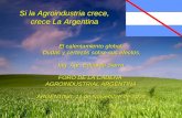 Si la Agroindustria crece, crece La Argentina El calentamiento global: Dudas y certezas sobre sus efectos. Dudas y certezas sobre sus efectos. Ing. Agr.