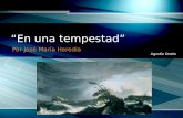 Por José María Heredia “En una tempestad” Agustín Oneto.