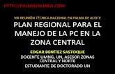 Plan Regional Para El Manejo de La PC en La Zona Central