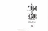 "El Ayuno del Señor" - Libro, por Yiye Avila