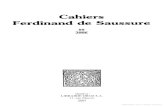 Cahiers Ferdinand de Saussure