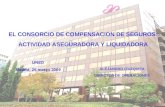 UNED Madrid, 25 marzo 2009 EL CONSORCIO DE COMPENSACION DE SEGUROS: ACTIVIDAD ASEGURADORA Y LIQUIDADORA ALEJANDRO IZUZQUIZA DIRECTOR DE OPERACIONES.