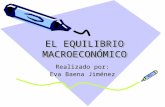 EL EQUILIBRIO MACROECONÓMICO Realizado por: Eva Baena Jiménez.