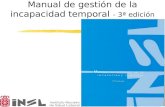 Manual de gestión de la incapacidad temporal - 3ª edición.