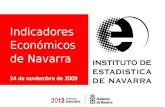 Indicadores Económicos de Navarra 24 de noviembre de 2009.