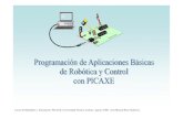 Aplicaciones Basicas de Robotica y Control Con Picaxe