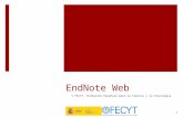 EndNote Web © FECYT. Fundación Española para la Ciencia y la Tecnología 1.