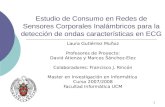 1 Estudio de Consumo en Redes de Sensores Corporales Inalámbricos para la detección de ondas características en ECG Laura Gutiérrez Muñoz Profesores de.