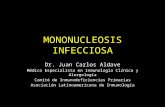 MONONUCLEOSIS INFECCIOSA Dr. Juan Carlos Aldave Médico Especialista en Inmunología Clínica y Alergología Comité de Inmunodeficiencias Primarias Asociación.