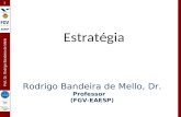 1 Prof. Dr. Rodrigo Bandeira de Mello Estratégia Rodrigo Bandeira de Mello, Dr. Professor (FGV-EAESP)