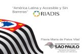 Flavia Maria de Paiva Vital aqui no último slide América Latina y Accesible y Sin Barreras.