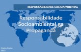 Carlos Freire 2013 Responsabilidade Socioambiental na Propaganda RESPONSABILIDADE SOCIOAMBIENTAL.