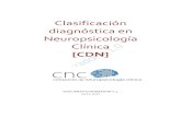 75298497 Clasificacion Diagnostica en Neuropsicologia