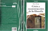 Crisis y reconstrucción de la filosofía Mario Bunge 2002