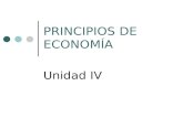 PRINCIPIOS DE ECONOMÍA Unidad IV. 4.1 Mercado. Concepto