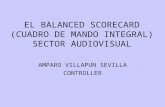 EL BALANCED SCORECARD (CUADRO DE MANDO INTEGRAL) SECTOR AUDIOVISUAL AMPARO VILLAPUN SEVILLA CONTROLLER.