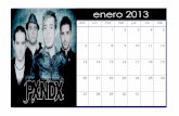 Calendario 2013 de PXNDX