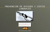 Www.monroyasesores.com.mx 1 PREVENCION DE RIESGOS Y COSTOS LABORALES.