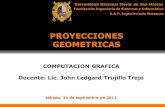 Proyecciones Geometricas Computacion Grafica 2011II