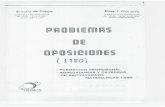 Problemas Oposiciones 1980 Braulio de Diego