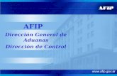 AFIP Direcci³n General de Aduanas Direcci³n de Control