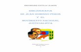 Bibliografía sobre Perón y del Movimiento Justicialista