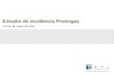 Estudio de incidencia Promigas 1 al 31 de mayo de 2012.