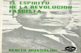 Benito Mussolini (El Espiritu De La Revolución Fascista)