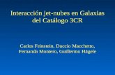 Interacción jet-nubes en Galaxias del Catálogo 3CR Carlos Feinstein, Duccio Macchetto, Fernanda Montero, Guillermo Hägele.